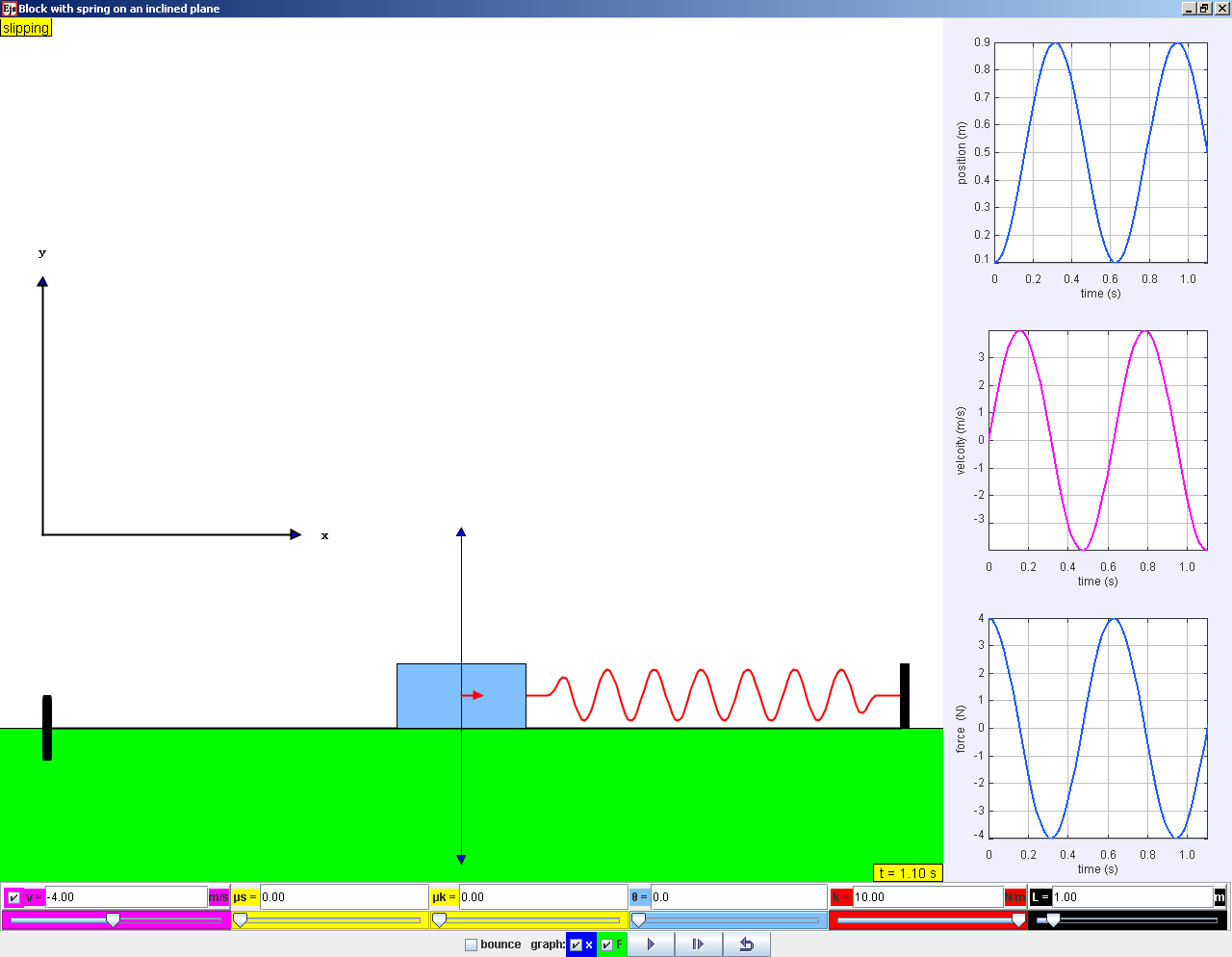 Block And Spring On An Inclined Plane thumbnail