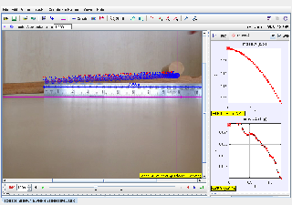 Tracker Modeling in Wooden Rod rolling down a slope