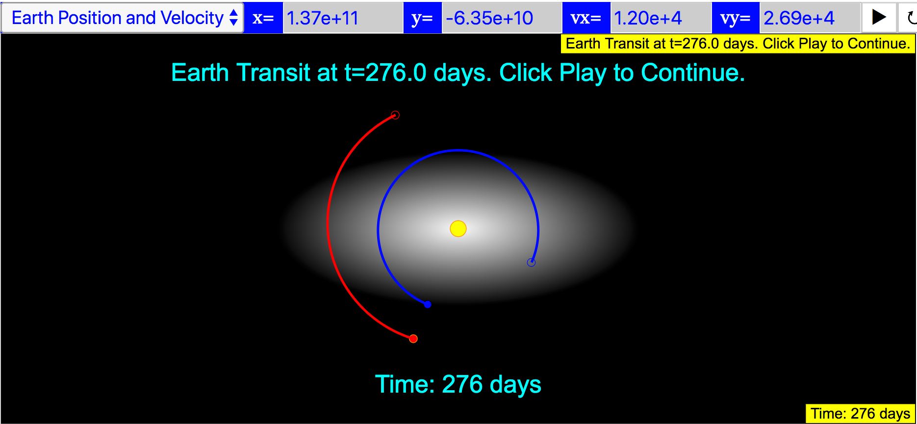 transist 276 days