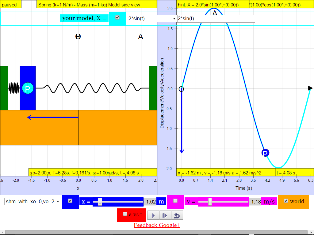 Horizontal Spring Mass Model A Vs T thumbnail