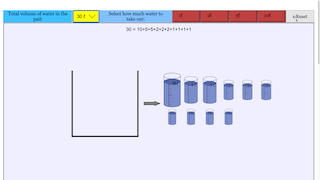 🧪Volume of Water Simulator Virtual Lab for Primary Math JavaScript ...