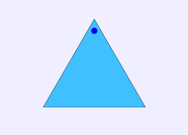 plain equilateral triangle